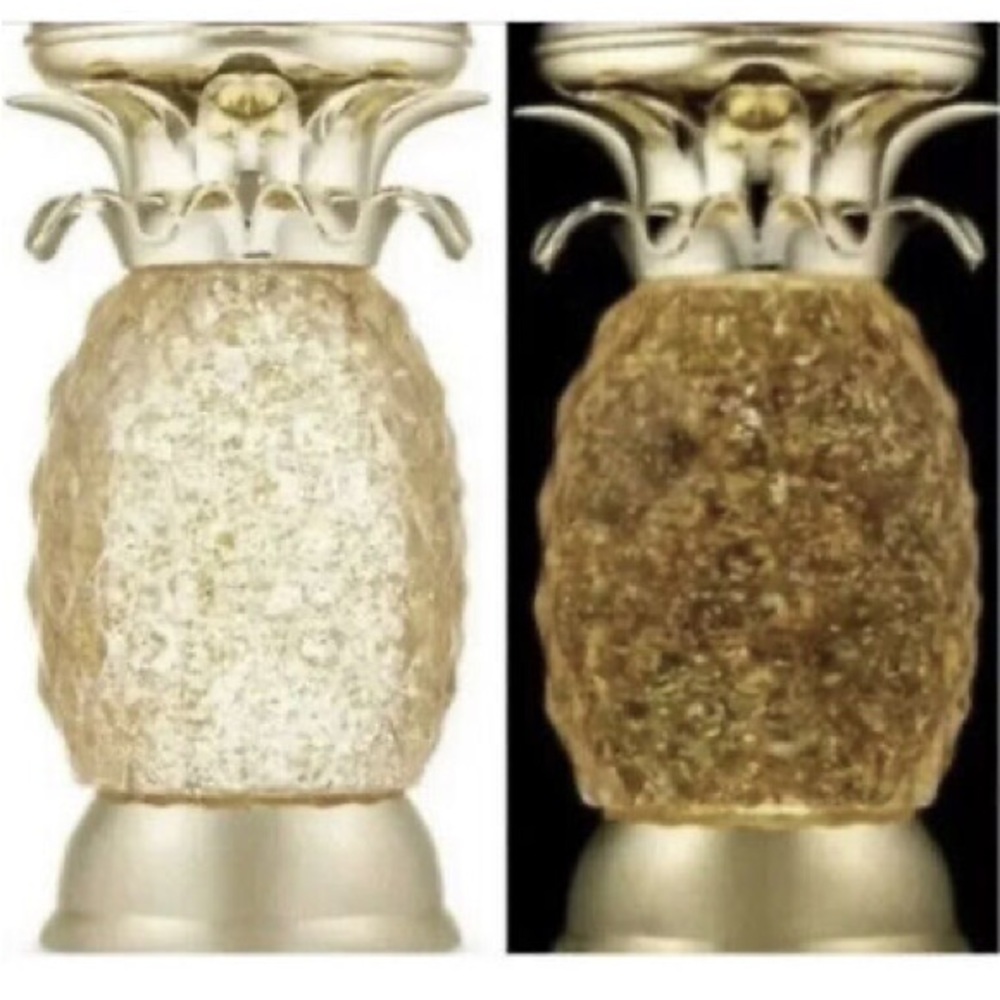bath and body works light up pineapple candle holder.